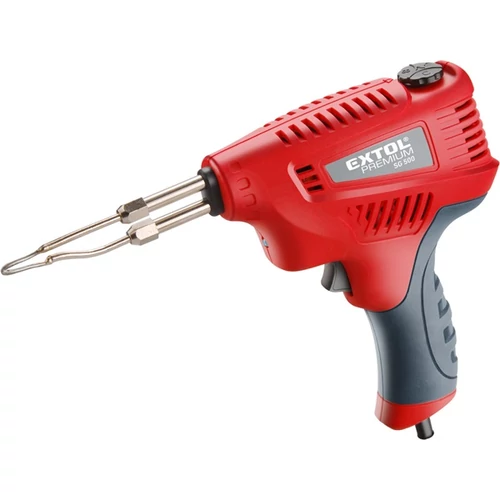 EXTOL PREMIUM forrasztópisztoly 200W, 3 funkciós: forrasztó, polifoam vágó, pirográf, szabályozható hőfok, műanyag koffer (8894510)