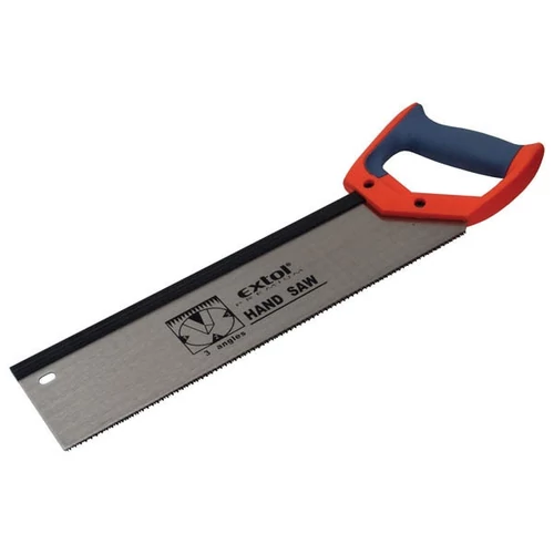 EXTOL PREMIUM gérvágó (gérbevágó) fűrész, gumírozott nyél; 350mm, speciális háromszoros élezés (8812220)