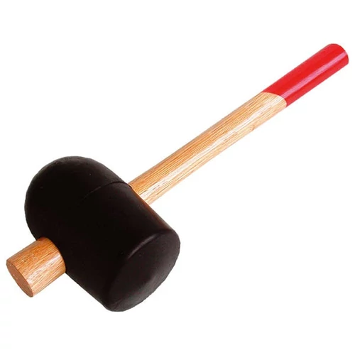 EXTOL gumikalapács, fa nyéllel; 90mm, 1,1kg (2625)
