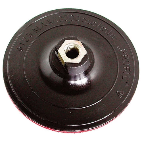 EXTOL gumitányér sarokcsiszolóhoz; 125mm, tépőzáras (108500)