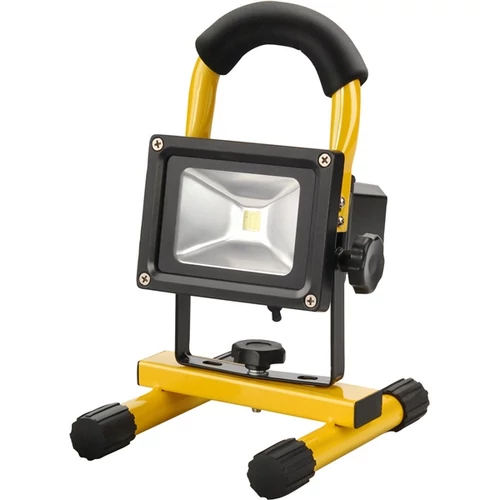 EXTOL  hordozható LED lámpa (reflektor), 10W, 800 lm; IP65, Li-ion akkus tölthető (43122)