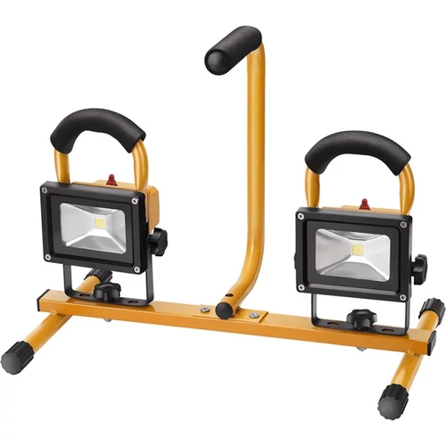 EXTOL  hordozható LED lámpa, 2×10 W, reflektor; 2×800 Lm, IP65, teleszkópos állvánnyal, 230V/50Hz, 2,9 m kábel (43281)
