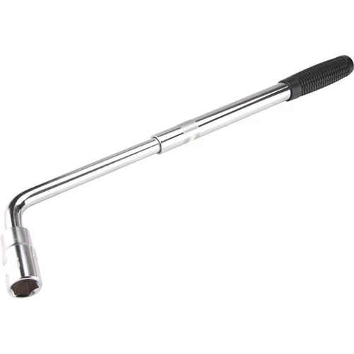 EXTOL PREMIUM kerékkulcs L-típusú, 1/2", 17mm és 19mm, CV, teleszkópos 350mm-530mm (6670)