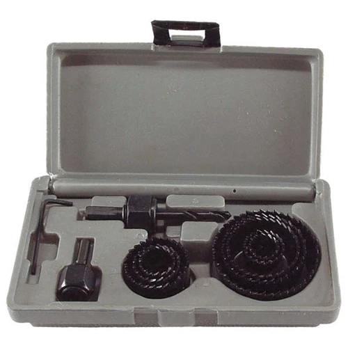 EXTOL körkivágó klt. fához (műanyag dobozban) ; 11db, 1", 20-65mm (1806)