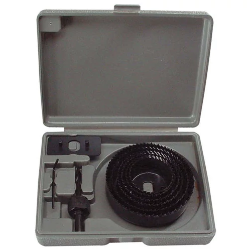 EXTOL körkivágó klt. fához (műanyag dobozban) ; 8db, 1", 65-130mm (1807)