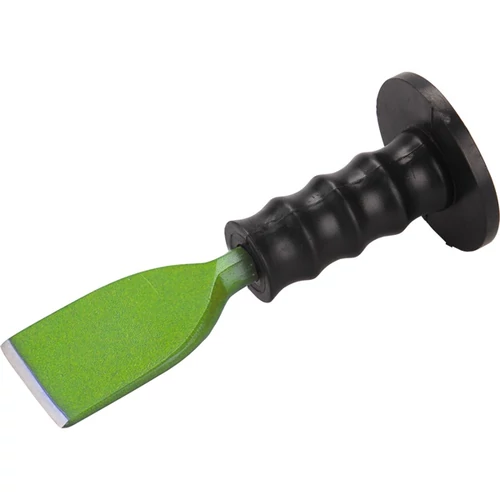 EXTOL laposvéső, műanyag kézvédővel; 230mm, 57 mm széles vágóél (16 mm szár), edzett, hőkezelt szénacél (9857)