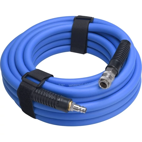 EXTOL PREMIUM légtömlő egyenes, 10m, kompresszorhoz, 1/2", átm.: 13 / 19 mm, max. 20 Bar, gyorscsatlakozókkal (8865149)