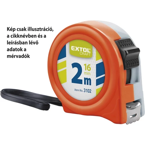 EXTOL mérőszalag  1 stoppos; 5m×19mm (3105)