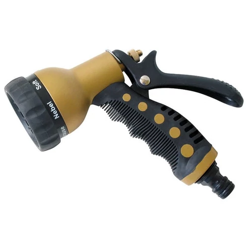 EXTOL CRAFT pisztoly szórófej, réz fejjel, 7 féle sugár, kuplung csatlakozóval, ergonomikus  GARDEN (70213)