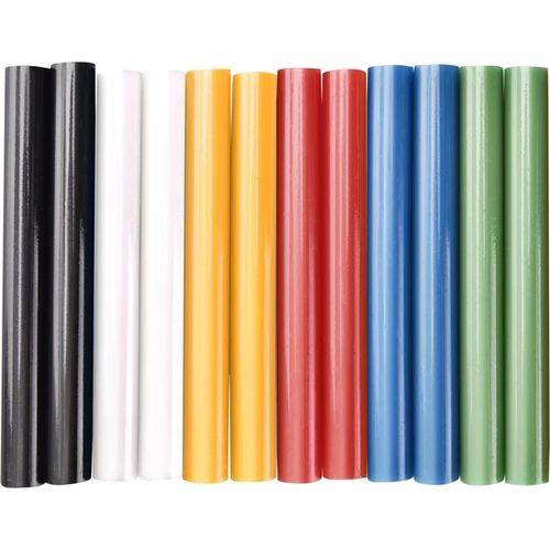 EXTOL ragasztóstift klt., többszínű; 12db, 100×11mm, bliszteren (9909)