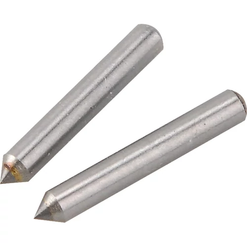 tartalék gravírozó fej, 2 db, a 404130 mini gravírozó géphez; volfrám-karbid (vídia), 3,1×21 mm (404130A)