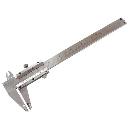 EXTOL PREMIUM tolómérő INOX (mélységmérővel) ; 0,05×150mm (3425)