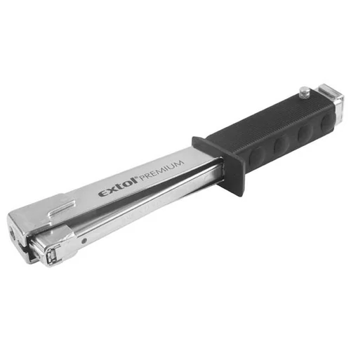 EXTOL PREMIUM tűzőkalapács, krómozott (profi) 10,6mm; 6-10mm (10,6mm), felhasználás: tűzőgépkapocs, uszeg, szeg fejjel, fej nélkül (8851120)