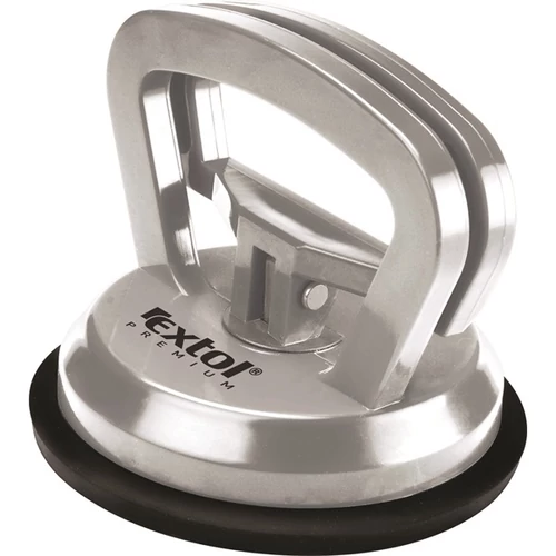 EXTOL PREMIUM üvegemelő (vákuumos üvegfogó tappancs), egyfejes, max. 50kg teherbírás, átmérő: 118mm, ALU ötvözet (8863100)