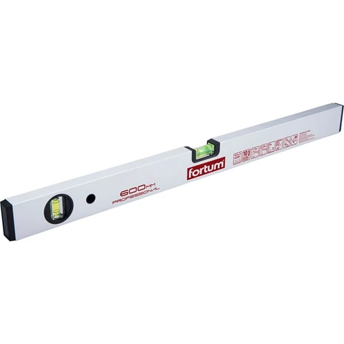 FORTUM vízmérték 0,5mm/m pontos ( alu.), elektronikusan kalibrált libella FORTUM; 2000mm (4783590)