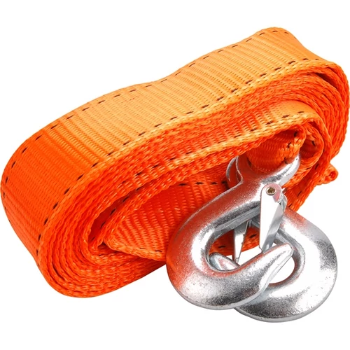 EXTOL PREMIUM vontató heveder, max.2800kg; 4m×50mm, 2 db kovácsolt kampóval (8861160)