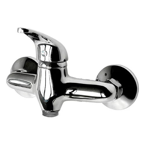 zuhany csaptelep 35mm, 150mm-es, falra szerelhető, egykaros, fényes, kerámia betéttel, tömlő és fej nélkül (81105)