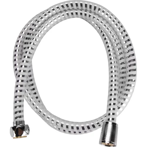 zuhanytömlő, ezüst/szürke, PVC; 1,5m (630227)