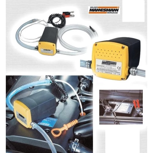 Brüder Mannesmann német 12V autós szivargyújtós olaj leszívó pumpa szivattyú olajszivattyú olajleszívó 3 év garancia 01650