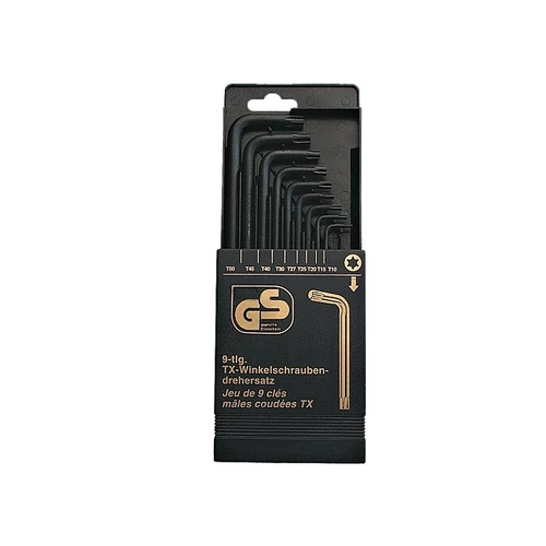 9db-os MANNESMANN Pro CroVa TORX IMBUSZKULCS KÉSZLET T10-T50 10év GARANCUA