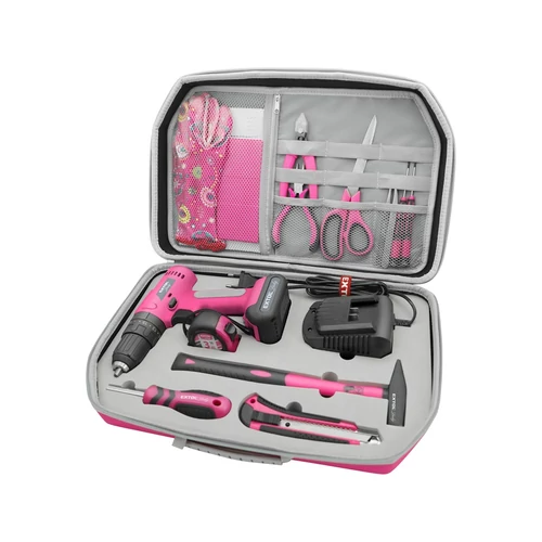 Extol Lady akkus ütvefúró, 12V, Li-ion, Extol Lady, 1db 2000 mAh akku+szerszám klt. (402403)