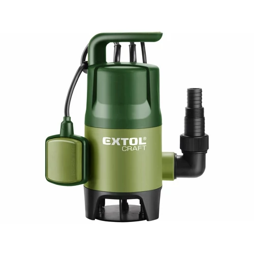 Extol Craft szennyvíz búvárszivattyú, 400W, úszókapcsolóval, szállító teljesítmény: 7,5 m3/h, max. száll. 5 m (414122)