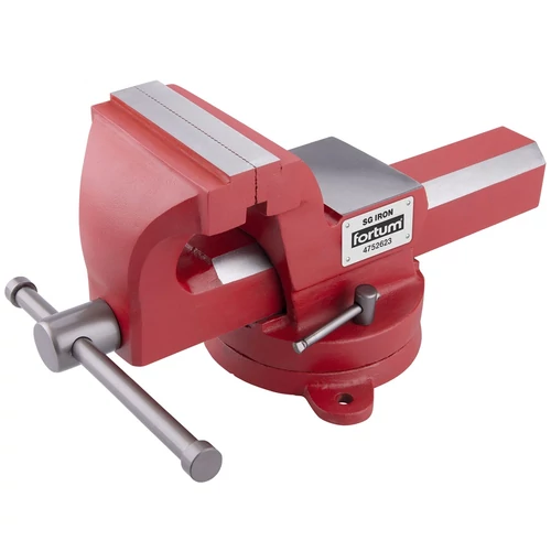 Fortum satu forgatható;100 mm, 8 kg, max.befogás: 110 mm, max. összeszorító erő: 13 kN, pofák keménysége: HRC 50-54 (4752622)