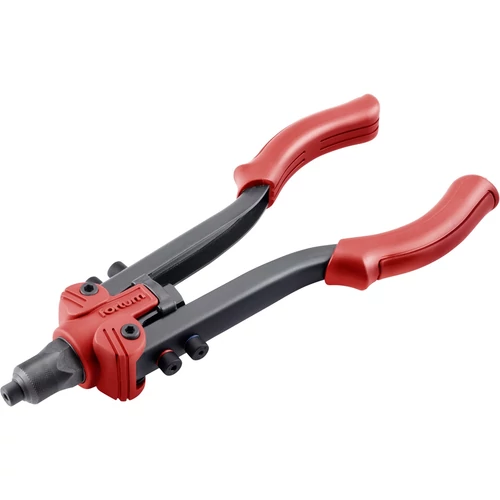 Fortum szegecsanya-, szegecscsavar- és popszegecs húzó fogó, 3az1ben, kétkaros; 325mm, CrVMo fej (4770639)