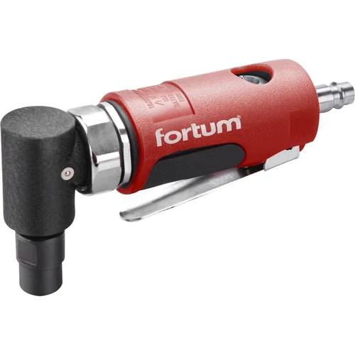 Fortum pneumatikus furatköszörű, derékszögű, 125 mm,1/4"; (6 és 3 mm bef), 20.000 1/min, 127 l/min, 6,3 Bar, 1/4" csatl., 0,5kg (4795036)