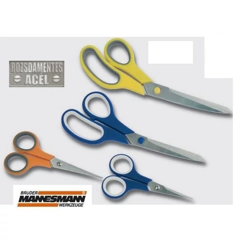 MANNESMANN 4db-os HÁZTARTÁSI OLLÓ KÉSZLET 12-24cm kétkomponensű nyéllel 2év GARANCIA