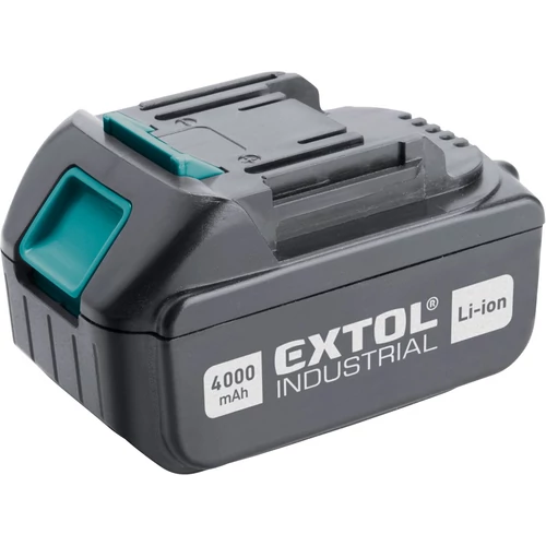 Extol Industrial tartalék akku Li-ion, 18V, 4,0 Ah, a 8791115 és 8791255 géphez (8791115B)