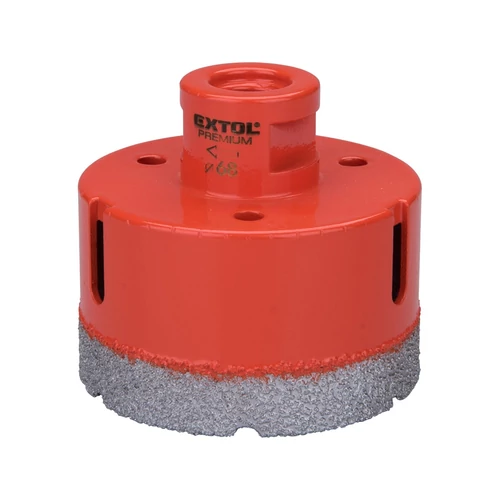 Extol Premium körkivágó csempére, gyémánt vágóél; 68mm × M14, sarokcsiszolóba fogható (8801877)