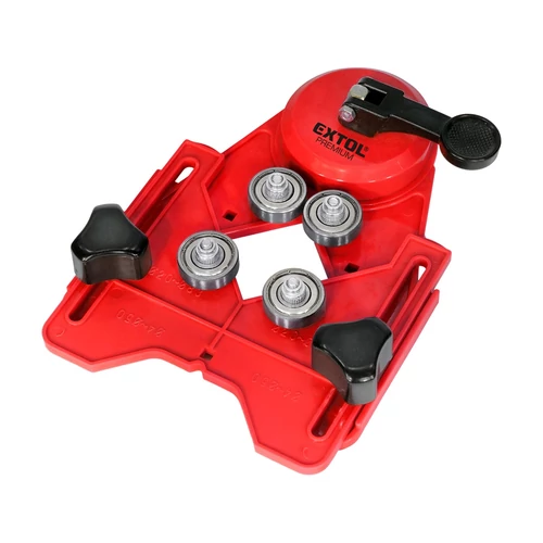 Extol Premium fúróvezető sablon gyémánt körkivágókhoz, állítható: 4-83 mm, tapadókorongos (8801974)