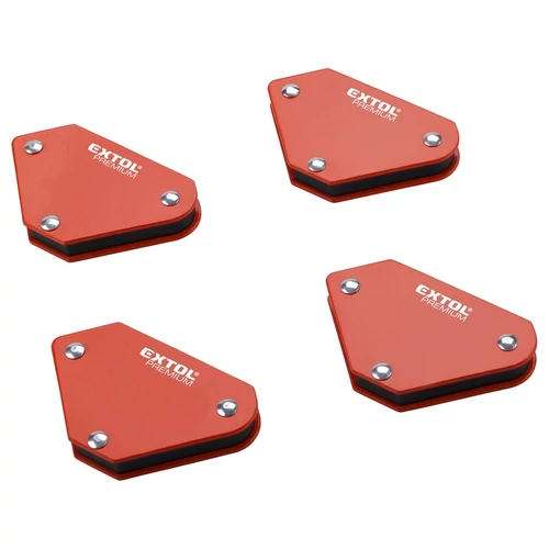 Extol Premium hegesztő mágnes klt. mini, 4 db, max. 4 kg (8815180)