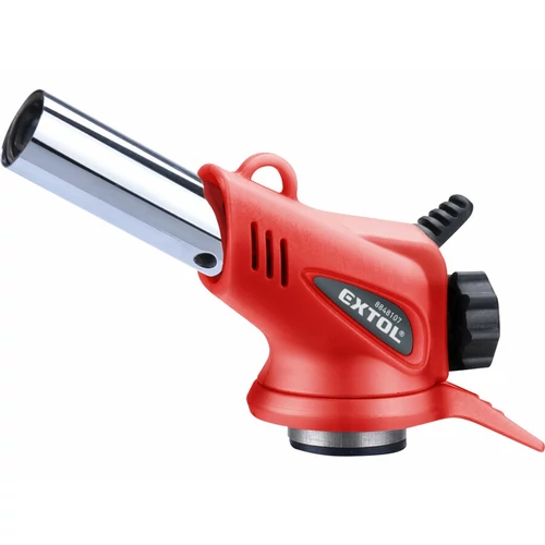 Extol Premium gázlámpa mini forrasztáshoz, piezó gyújtással, előmelegítés, 1300°C, 1100kW, 7/16" (8848107)