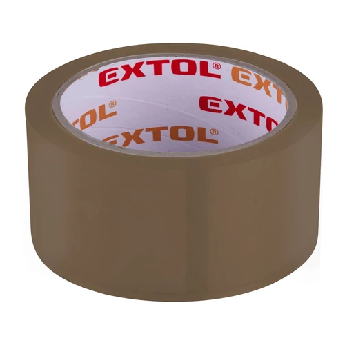 Extol Craft ragasztószalag barna/Havanna, csendes lefutású (low noise) 48mm×66m, vastagság: 0,05mm (8856325)