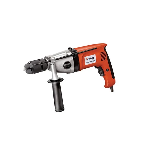 Extol Premium ütvefúró 230 V-50 Hz, 1100W, 13 mm clicklock tokmány,2 fok. ford. szabály.0- 3000 1/min,kétirányú, fémház (8890051)