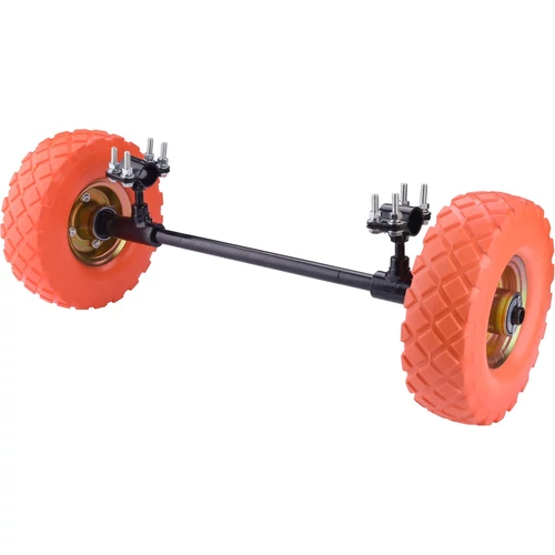 Extol Craft gumikerék 2 db, tengellyel a 402600, 8891590 és 8891941akkus talicskához (8891590W)