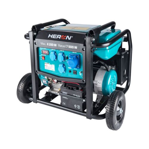 Heron benzinmotoros áramfejlesztő dróntöltő agregátor, 8000 VA, 230V, hordozható aggregátor (8896145)