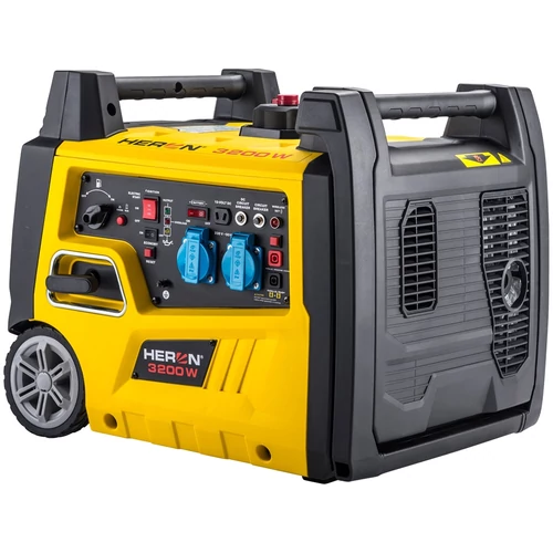 Heron benzinmotoros áramfejlesztő, aggregátor,agregátor táv- és önidítóval 3,0 kVA, 230V, 1 fázisú, inverteres (8896222)