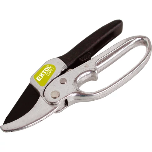 Extol Craft metszőolló racsnis 205mm, teflonos vágóél, aluminium test, gumírozott nyél (9268)