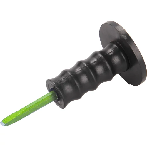 Extol Craft laposvéső, műanyag kézvédővel; 200mm, 12 mm széles vágóél (12 mm szár), edzett, hőkezelt szénacél (9821)