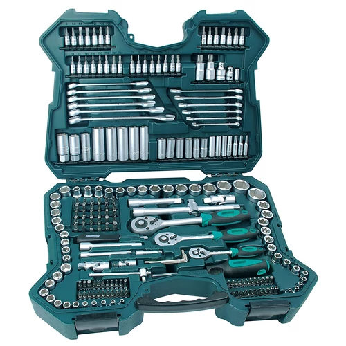 Mannesmann profi 215db-os MAMMUT készlet Cro-Va racsnis dugókulcs bit csillag-villáskulcs 98430 10év garancia  815186