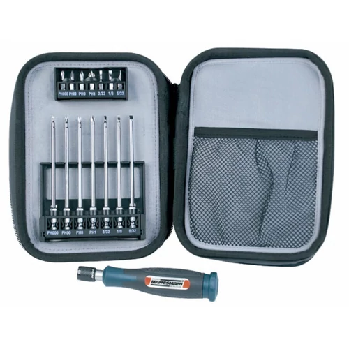 Mannesmann mikro csavarhúzó műszerész készlet 15db-os MAN-11815