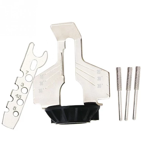 Láncfűrészhez lánc élező univerzális adapter gyémánt csiszolófejekkel