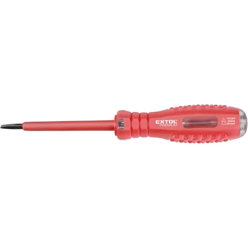 EXTOL PREMIUM fáziskereső, 80-250V, 160mm, lapos hegyű, CE (8831203)