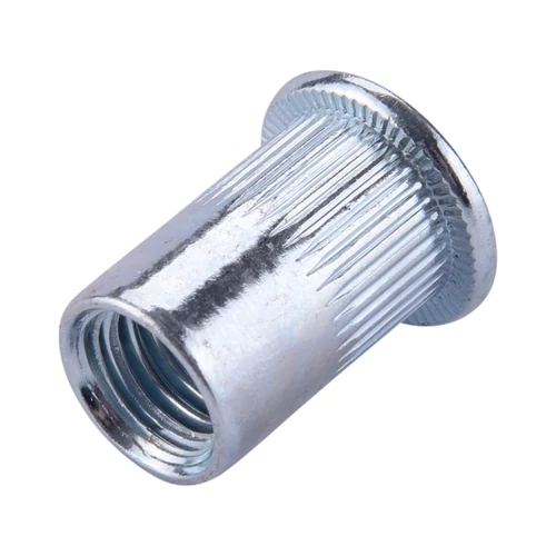 Fortum szegecsanya klt. 20 db, M10, POP-NUT, horganyzott acél, kerek, nyitott, lapos peremű, rovátkolt (4770688)