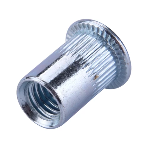 Fortum szegecsanya klt. 20 db, M8, POP-NUT, horganyzott acél, kerek, nyitott, lapos peremű, rovátkolt (4770687)