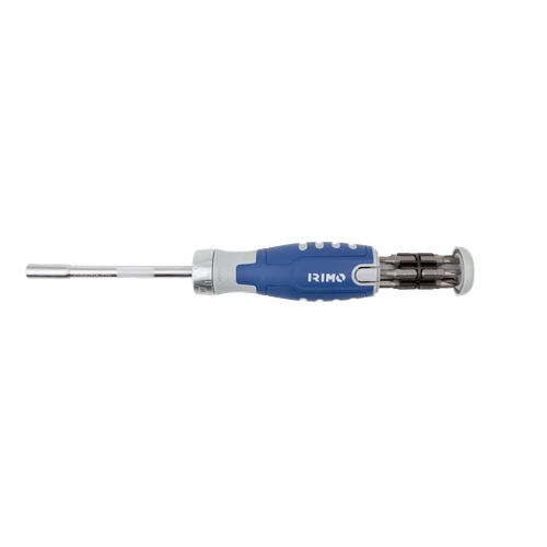 Irimo 1/4" racsnis bit csavarhúzó 12 Bittel (475R-1/4-110)