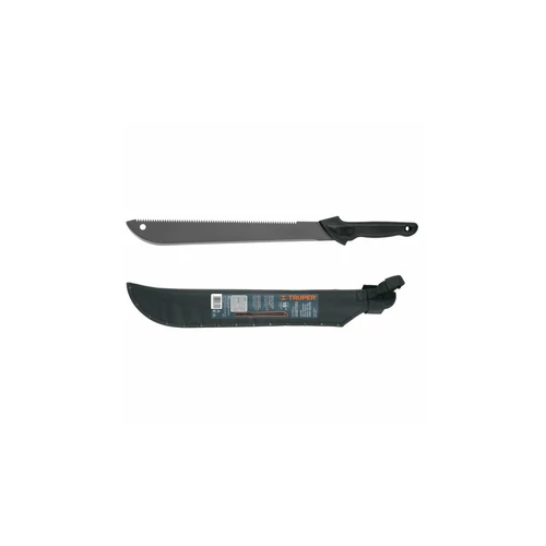 Truper MACH-18X dupla élű bozótvágó kés fűrész tokkal 60cm macséta, macheta, machete 5 év garancia